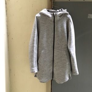 Lululemon Athletica Gray Zip Front Hoodie Jacket